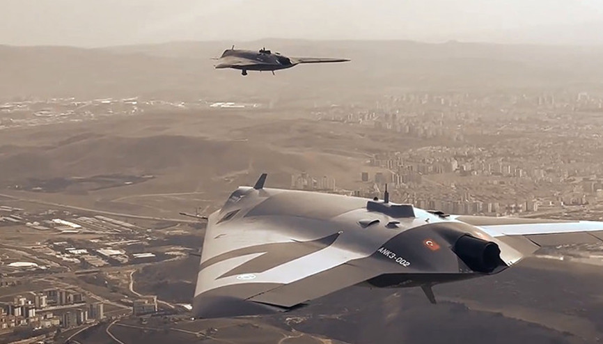 Türk havacılığının gururu ANKA 3ten Çanakkale Zaferine özel uçuş