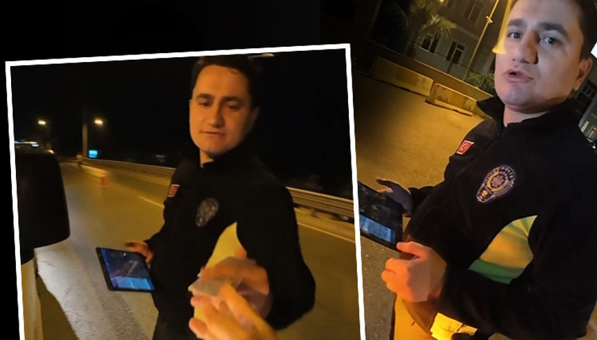İzleyenlerin yüreği sızladı Trafik polisinin sözleri gündem olmuştu... Görüntüdeki motosikletli konuştu: Orada çok etkilendim