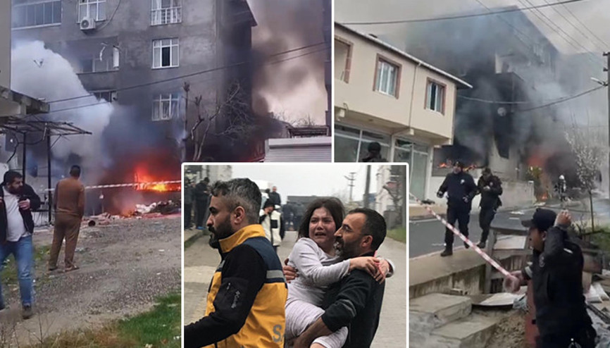 Tekirdağ’da açık unutulan ocak patlamaya neden oldu: 2 yaralı Mahsur kalan 4 kişi kurtarıldı