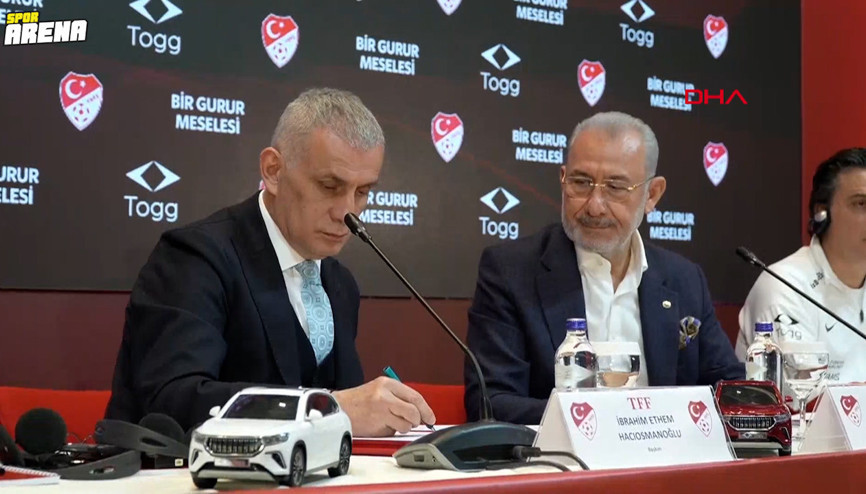 TFF ile TOGG arasında Milli Takımlar ana sponsorluk anlaşması imzalandı TFF ile TOGG arasında Milli Takımlar ana sponsorluk anlaşması imzalandı