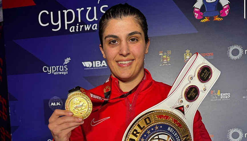 Dünya şampiyonu milli boksör Busenaz Sürmenelide hedef bitmiyor