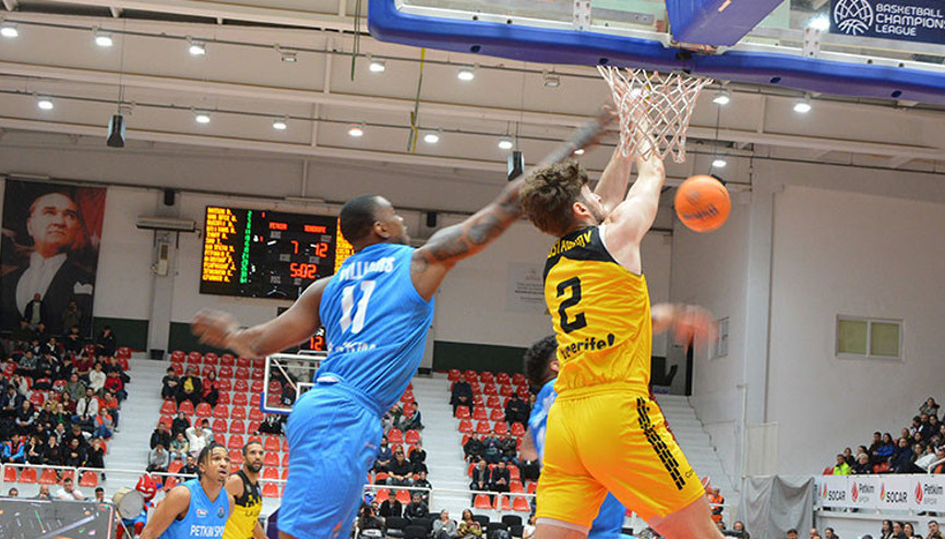 Aliağa Petkimspor, Tenerifeye boyun eğdi