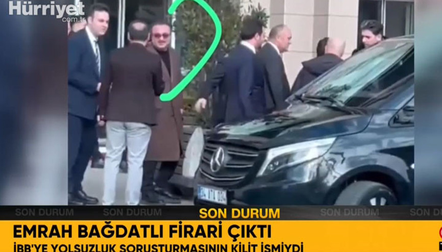 Emrah Bağdatlı firari çıktı