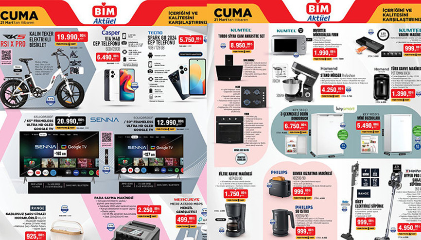BUGÜN RAFLARDA 21 MART BİM AKTÜEL CUMA 2025 KATALOĞU || Bimde bu hafta neler var BİM aktüel ürünler kataloğu Kalın Teker Elektrikli Bisiklet, Para Sayma Makinesi getiriyor...