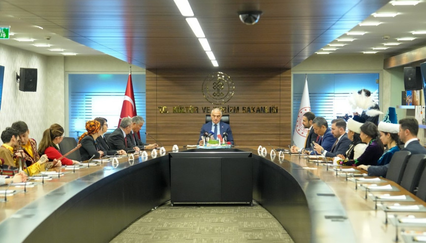 Kültür ve Turizm Bakanı Mehmet Nuri Ersoy: Özgün kimliğimizle dünyanın güçlü ve lider bir öznesi olacağız Kültür ve Turizm Bakanı Mehmet Nuri Ersoy: Özgün kimliğimizle dünyanın güçlü ve lider bir öznesi olacağız