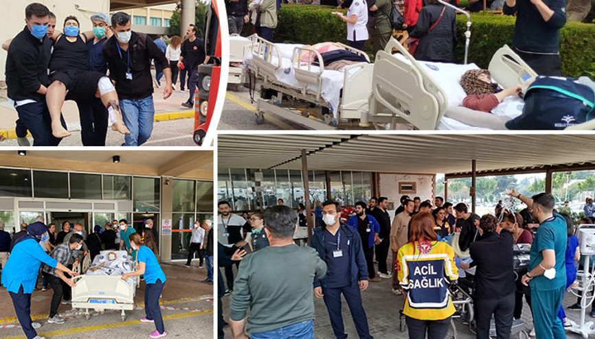 Antalya’da Akdeniz Üniversitesi Hastanesinde yangın Hastalar tahliye edildi