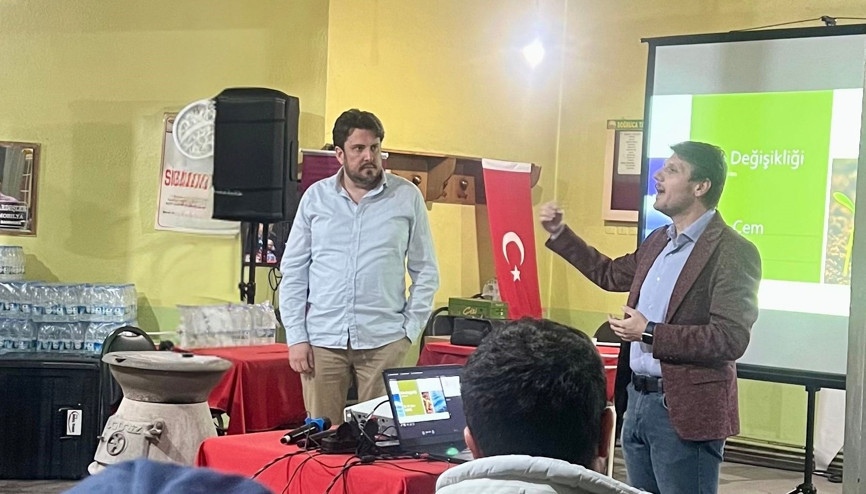 Bandırma Belediyesi üreticiyi iklim değişikliğinin tarıma etkileri hakkında bilgilendirdi