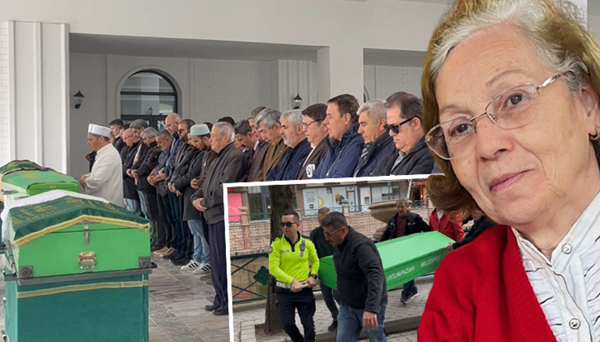Sanatçı Mithat Körler’in ablasına son veda... Porsuk Çayı’nda cansız bedeni bulunmuştu