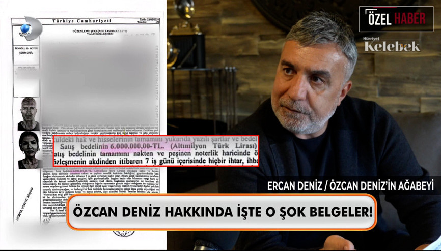 Ağabeyi Ercan Deniz’den ünlü şarkıcı Özcan Deniz’e büyük şok