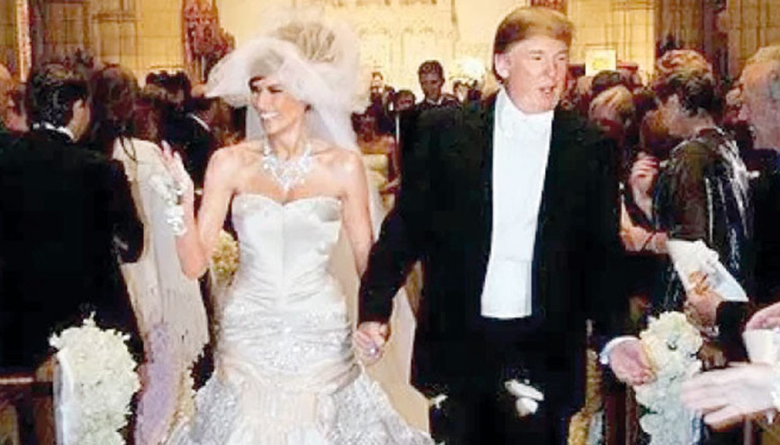 First Lady’nin gelinliği satışta