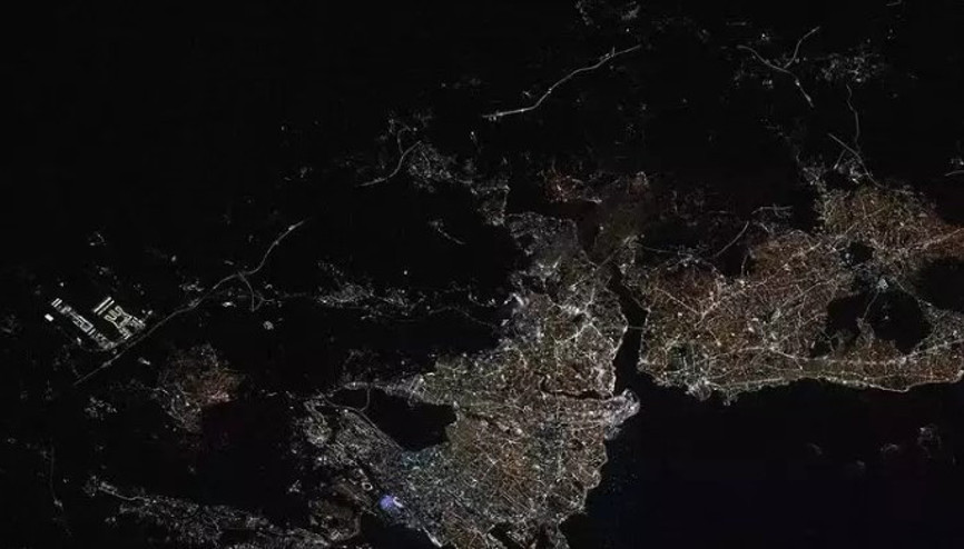 İstanbul’un son hali uzaydan böyle görüntülendi