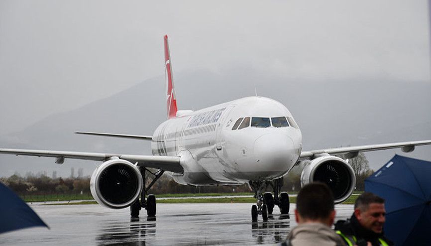 THY, Kuzey Makedonyanın Ohri şehrine seferlere başladı