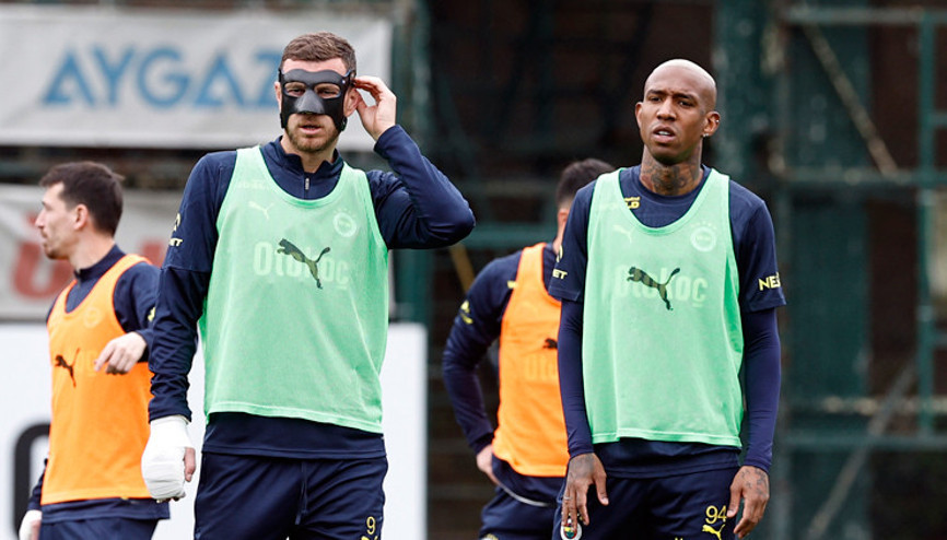 Fenerbahçede Dzeko karbon maskeyle görev bekleyecek