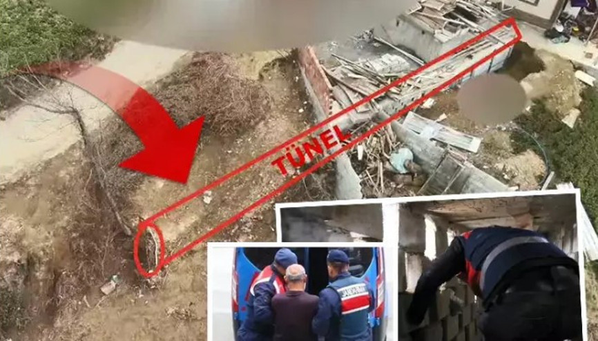 4 yıldır aranan şüpheli evindeki gizli tünelde yakalandı
