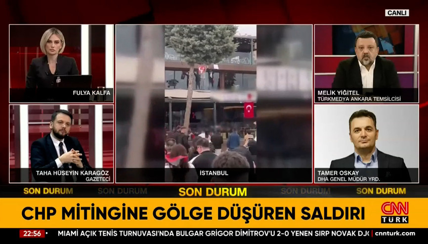 Maltepede bir işletmeye zarar veren 4 kişi gözaltına alındı
