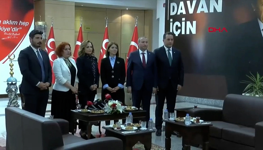 MHP-DEM Parti ilk kez bayramlaştı