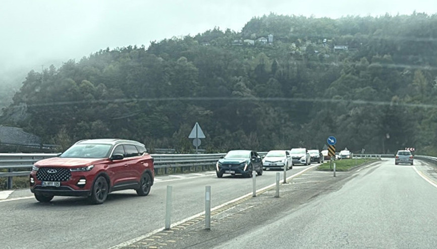 Amasrada bayram yoğunluğu: 4 günde 14 bin 600 araç giriş yaptı