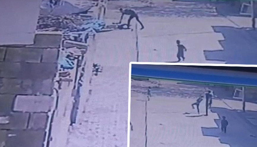 Şanlıurfada korkunç olay 3 yaşındaki çocuğu tekmeledi