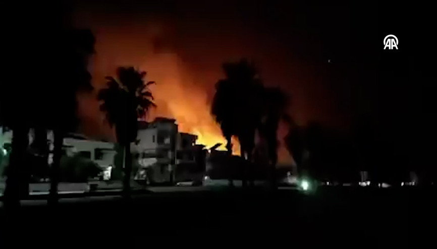 İsrail, Suriyeye hava saldırıları düzenledi