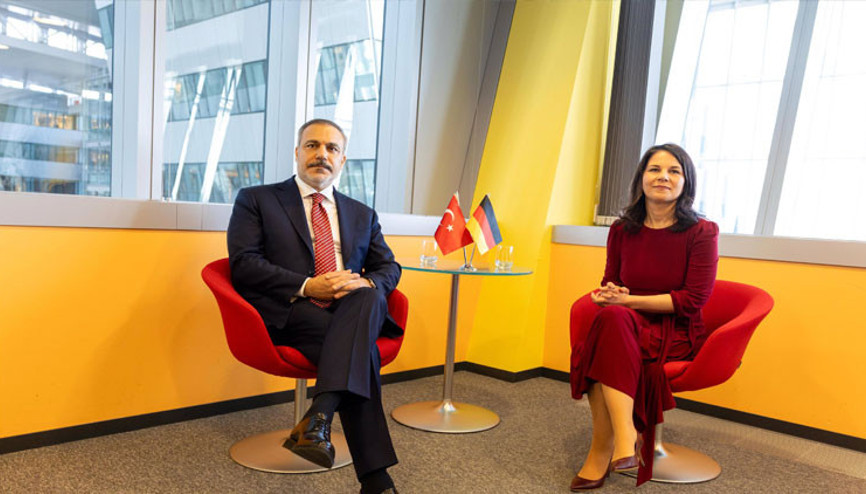 Dışişleri Bakanı Hakan Fidan Alman mevkidaşıyla görüştü
