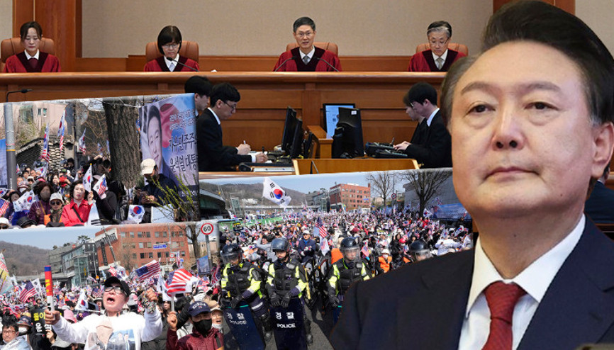 Son dakika... Güney Korede beklenen karar geldi: Anayasa Mahkemesi, Devlet Başkanı Yoonun azline karar verdi