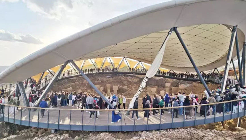 Göbeklitepe’yi 3 günde 30 bin kişi ziyaret etti