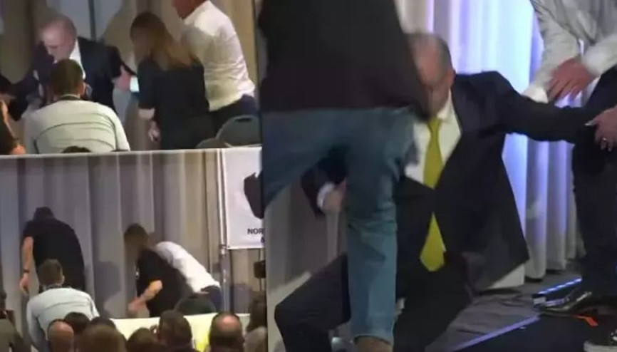 Avustralya Başbakanı Anthony Albanese, etkinlik sırasında sahneden düştü
