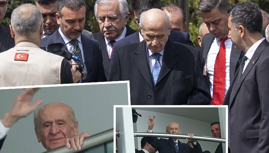 Devlet Bahçeli, Alparslan Türkeş’in kabrini ziyaret etti | Partililer karanfillerle karşıladı... Makamından ilk fotoğraf paylaşıldı
