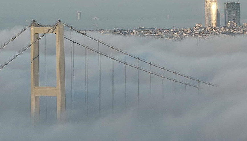 İstanbulda sis etkili oluyor