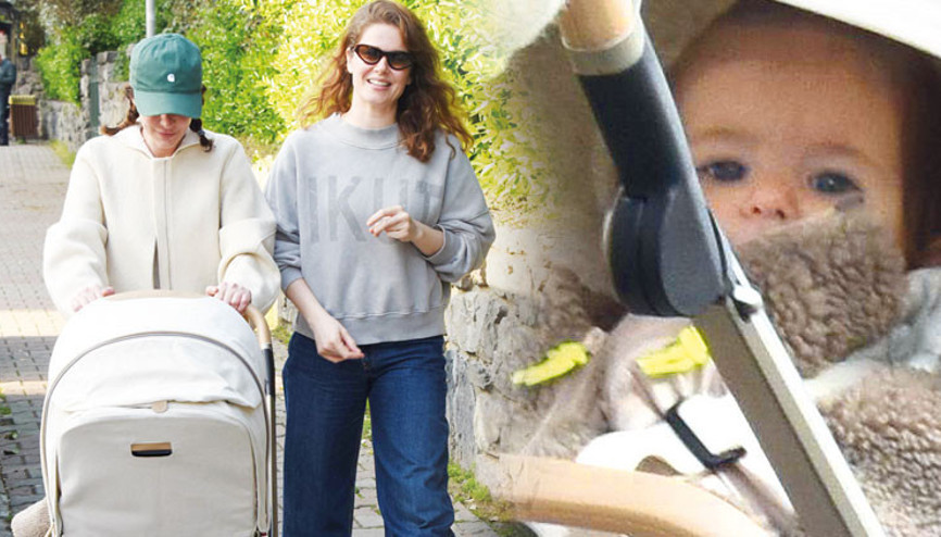 Burcu Biricikin kızı ilk kez görüntülendi... İşte Luna bebek