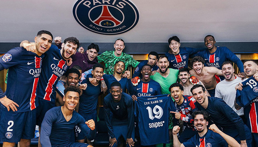 Paris Saint-Germain, bitime 6 maç kala şampiyonluğunu ilan etti