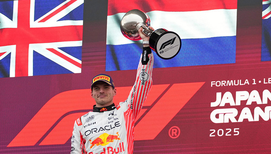 Japonyada zafer Verstappenin