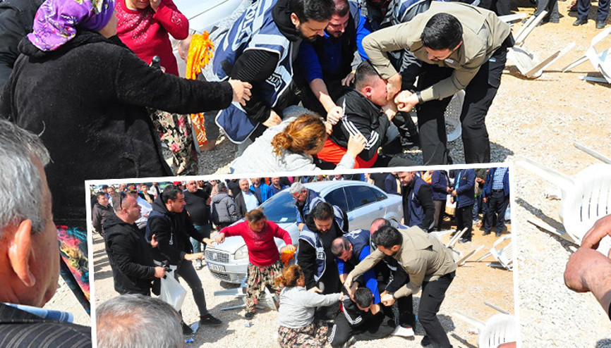 30 yıl sonra şehir merkezinde gerçekleşti | Yasağa uymayan aile polise direnince arbede çıktı