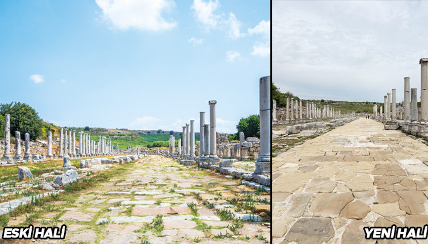 Perge’de yol tartışması Perge’de yol tartışması