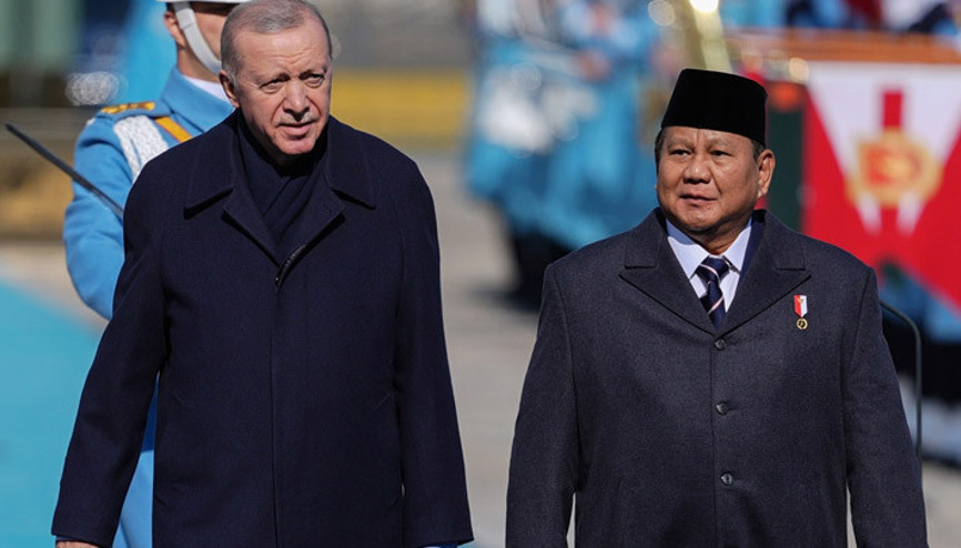 Erdoğan, Endonezya Cumhurbaşkanı Subianto ile görüştü