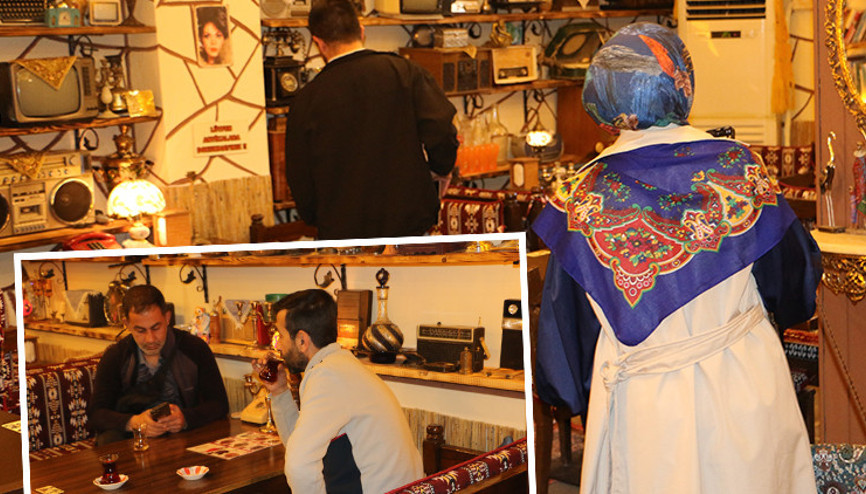 Diyarbakırda farklı bir kafe: 3 bin adetten fazla | Lütfen dokunmayın diye uyarı panosu astı