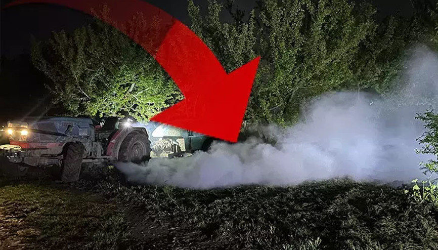 Çiftçiler zirai don tehlikesine karşı böyle önlem aldı