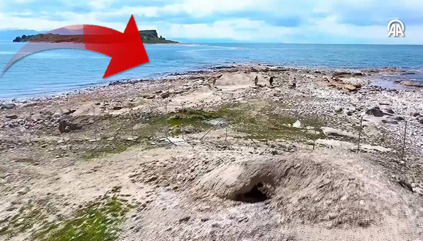 Van Gölü çekilince gün yüzüne çıktı Yüzde 60ı görünür hale geldi