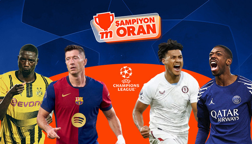 Şampiyonlar Ligi çeyrek final rövanşında 2 maç oynanacak Maçların heyecanı Şampiyon Oranlar ile Mislide