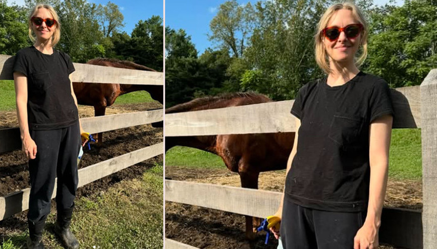 Ünlü oyuncuyu böyle gören kimse tanıyamıyor... Çamurlu çizmeleriyle sıradan bir köylü kadını... Bu hayat hastalıklarına derman oldu
