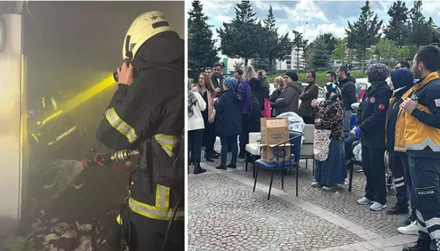 Samsun’da huzurevinde yangın; 85 kişi tahliye edildi