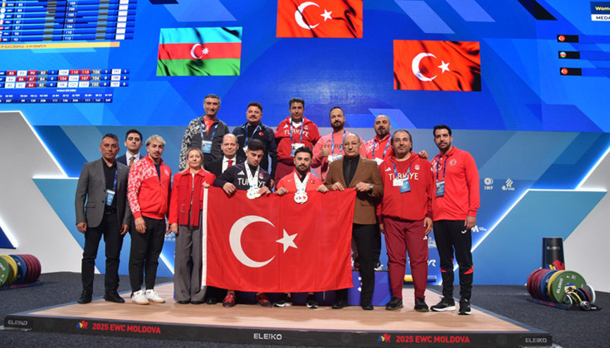 Avrupa Halter Şampiyonasında üçüncü günde 6 madalya