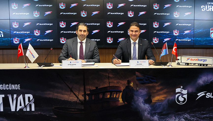 Trabzonspordan yeni sponsorluk anlaşması