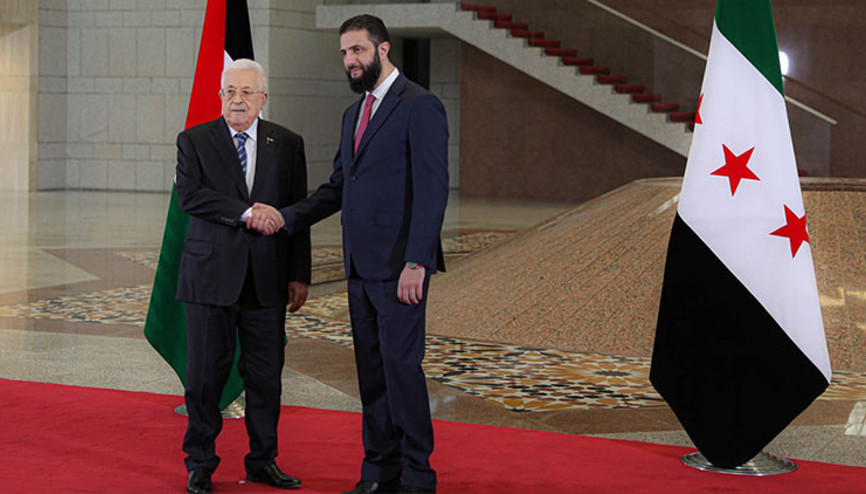 Filistin Devlet Başkanı Abbastan Suriyeye ziyaret