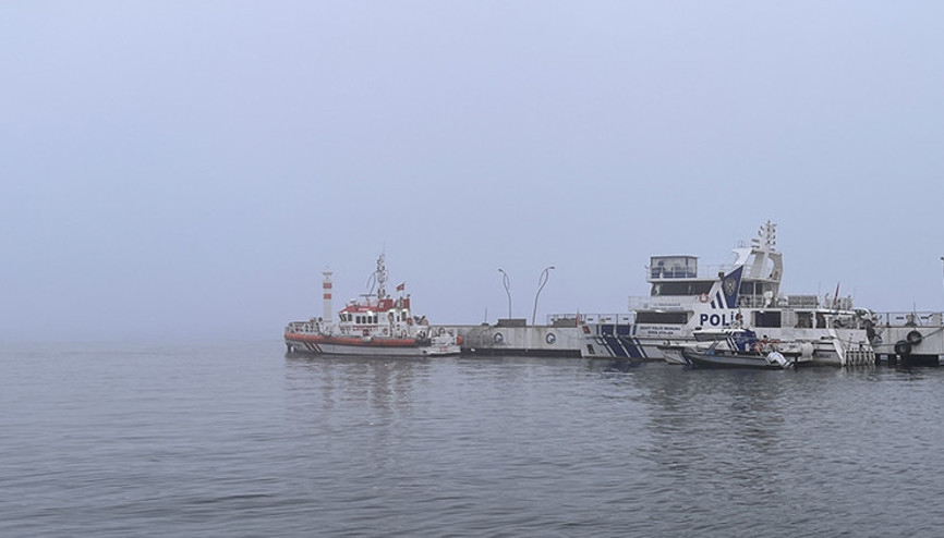 Çanakkale Boğazında yoğun sis: Gemi trafiği durduruldu