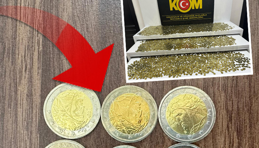 Bu bozuk paraların her biri 86 lira: Mersinde binlercesi ele geçirildi