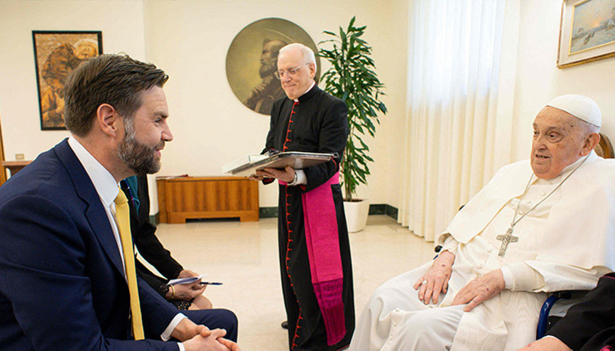 ABD Başkan Yardımcısı Vance ile Papa Franciscus görüştü