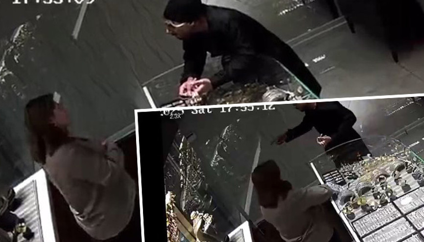 Esenyurt’ta kuyumcuya 560 bin liralık şok Havaya ateş ederek kaçtı