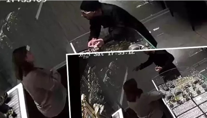 Esenyurt’ta müşteri gibi kuyumcuya girdi, 560 bin liralık bilezikleri alıp kaçtı