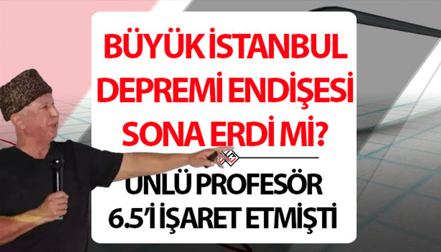 Büyük İstanbul depremi olacak mı, deprem riski bitti mi Silivri depremi sonrası Prof. Dr. Şener Üşümezsoyun o açıklaması gündeme geldi: 6.5i geçmeyecek